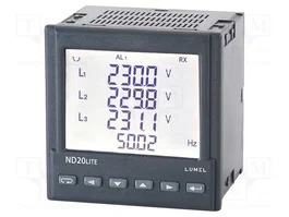 LUMEL ND20LITE Medidor de parámetros de red digital con LCD de 3,5 pulgadas