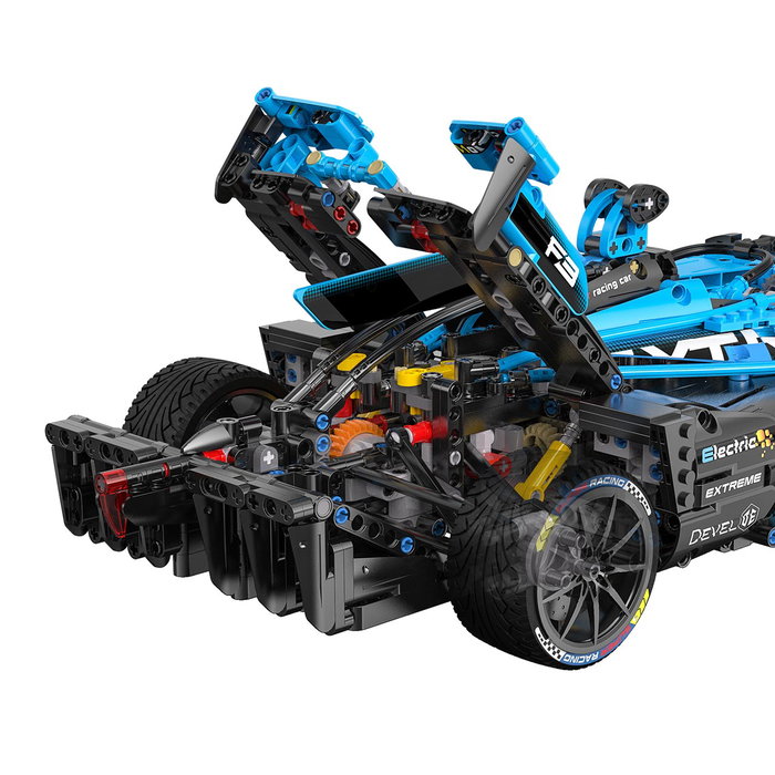Deqube CADA Electric Super Racing Car Bloques de Construcción 1667 Pzas +8 Años Réplica F1