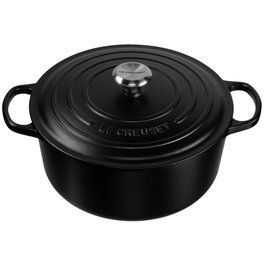 Le Creuset Signature Fuente para asar redonda 28 cm negro