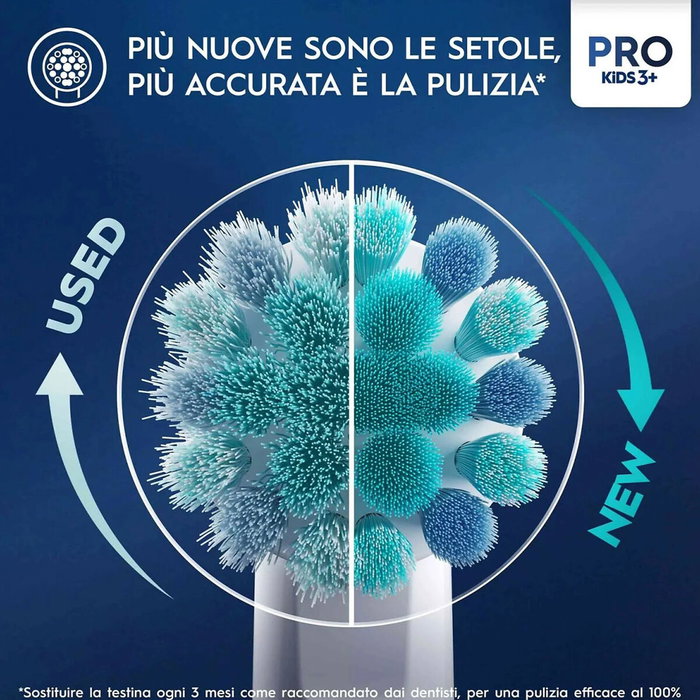 Oral-B Pro Kids Frozen Cepillo de Dientes Eléctrico con 1 Recambio