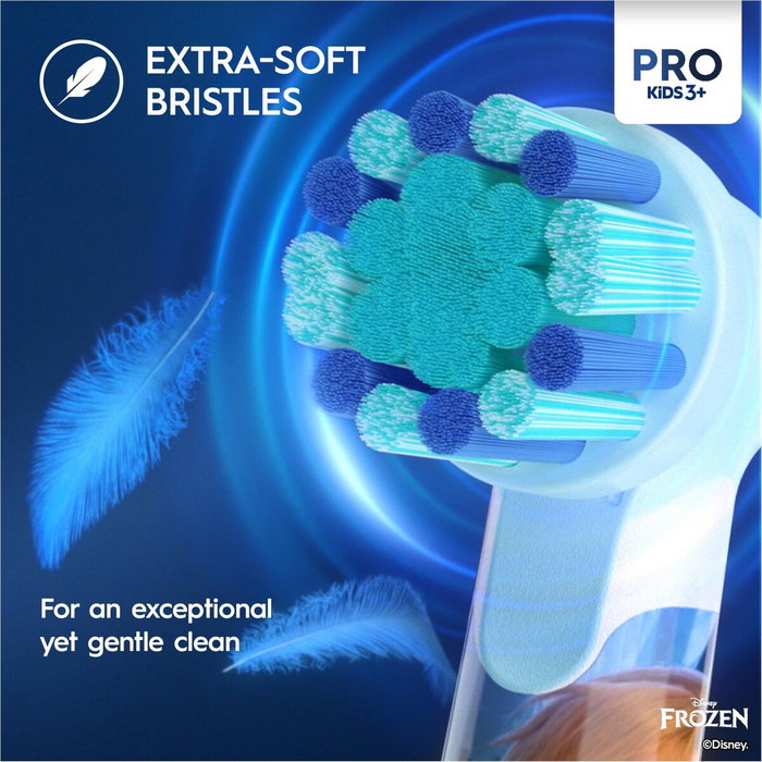 Oral-B Pro Kids Frozen Cepillo de Dientes Eléctrico con 1 Recambio
