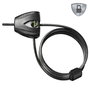 Master Lock 8417EURDPRO Cable antirrobo Python ajustable de 1,8 m, Negro