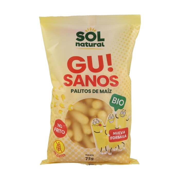 Sol Natural Gusanitos de Maíz Gigantes BIO 70g