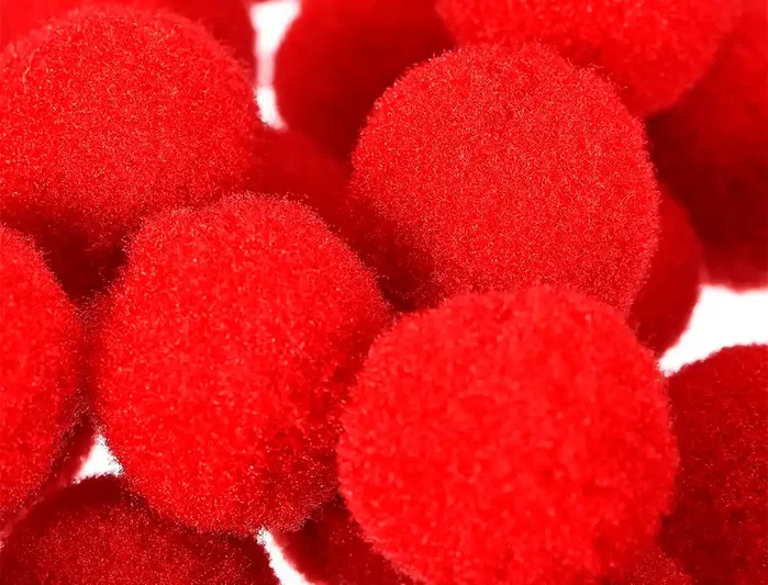 Liderpapel Pompones de Colores Tonalidades Rojas 1,5 cm, 80 unidades Liderpapel Pompones de Colores Tonalidades Rojas 1,5 cm, 80 unidades