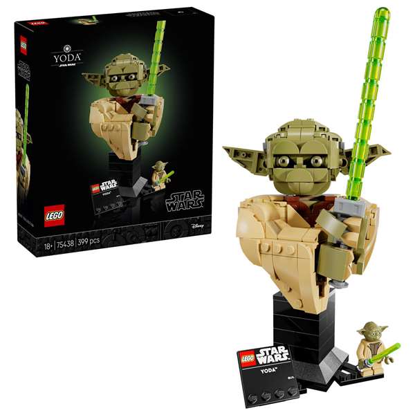 LEGO Star Wars Busto de Yoda - Juego de Construcción - Set de construcción de colección