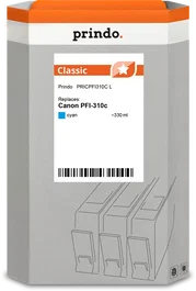 Prindo Cartucho de tinta cian PRICPFI310C Classic L 330ml