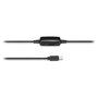Kensington Classic EQ USB-C® con micrófono y control de volumen, Negro