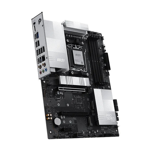 MSI PRO X870E-S EVO WiFi Placa Base AMD X870E AM5 ATX con DDR5 256GB, Wi-Fi 7, Bluetooth 5.4 y 3x M.2 PCIe MSI PRO X870E-S EVO WiFi Placa Base AMD X870E AM5 ATX con DDR5 256GB, Wi-Fi 7, Bluetooth 5.4 y 3x M.2 PCIe