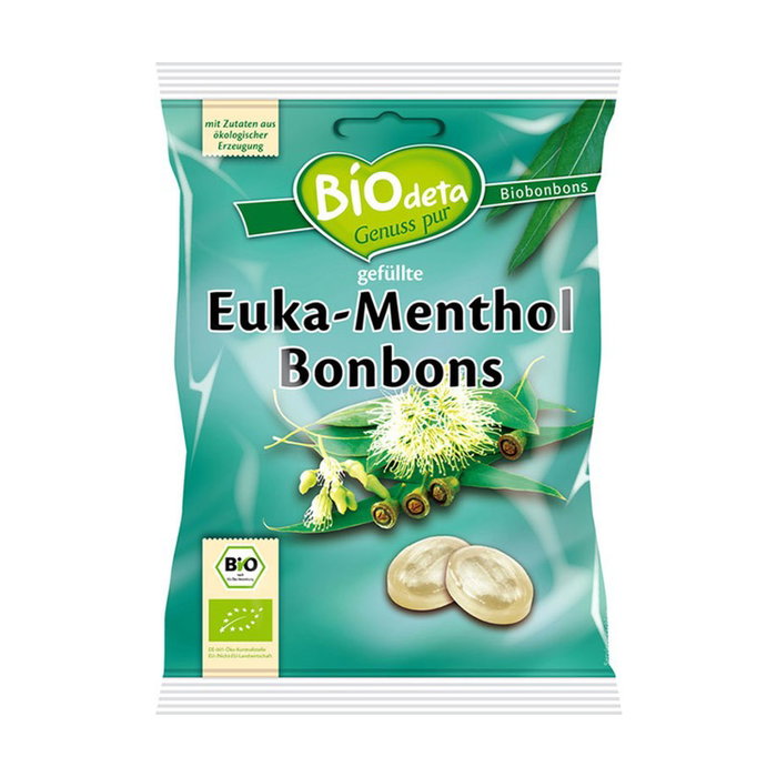 Biocop Caramelos Eucalipto Mentol BIO 75g - Aliento fresco y acción balsámica Biocop Caramelos Eucalipto Mentol BIO 75g - Aliento fresco y acción balsámica