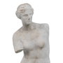 Ixia Escultura Decoración Gris Cemento 14,50 x 14 x 47 cm