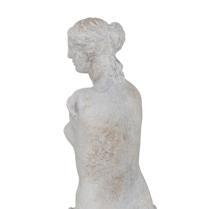 Ixia Escultura Decoración Gris Cemento 14,50 x 14 x 47 cm