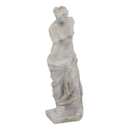 Ixia Escultura Decoración Gris Cemento 14,50 x 14 x 47 cm