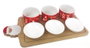 DKD Home Decor Set de Tabla para Aperitivo de 7 Piezas Papá Noel