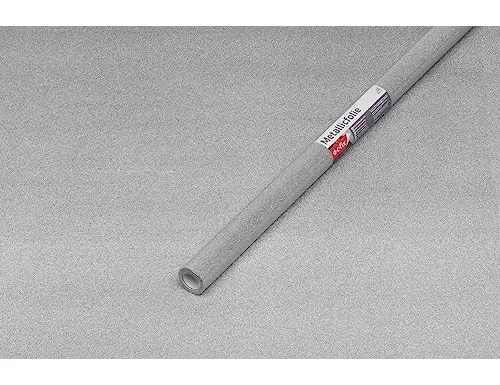 D-c-fix Rollo de papel autoadhesivo gris metal brillo 45 cm x 1,5 m D-c-fix Rollo de papel autoadhesivo gris metal brillo 45 cm x 1,5 m