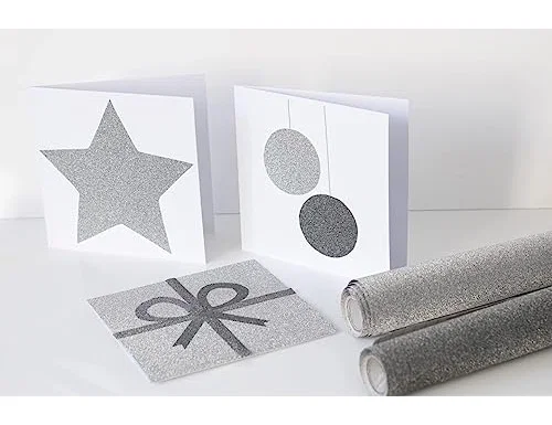 D-c-fix Rollo de papel autoadhesivo gris metal brillo 45 cm x 1,5 m D-c-fix Rollo de papel autoadhesivo gris metal brillo 45 cm x 1,5 m