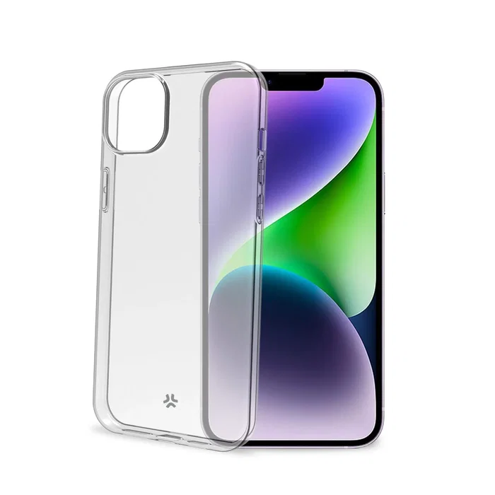 Celly Gelskin1055 Funda para iPhone 15 Plus Transparente