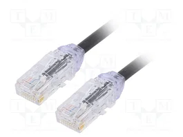 PANDUIT Patch cord Cat 6a U/UTP 1m Negro