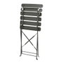 Outdoor Living By Decoris Conjunto Mesa y 2 Sillas Helsingborg Plegables Acero Gris Antracita