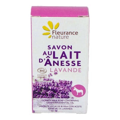 FLEURANCE NATURE Jabón Leche de Burra con Aceite Esencial de Lavanda 100g FLEURANCE NATURE Jabón Leche de Burra con Aceite Esencial de Lavanda 100g