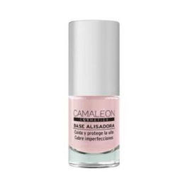 CAMALEON COSMETICS Base Alisadora Uñas 6ml - Prepara, Protege y Cubre Imperfecciones