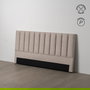 Cabecero Beige Tejido Dormitorio 190 X 8 X 100 cm