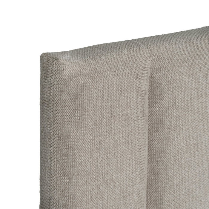 Cabecero Beige Tejido Dormitorio 190 X 8 X 100 cm Cabecero Beige Tejido Dormitorio 190 X 8 X 100 cm