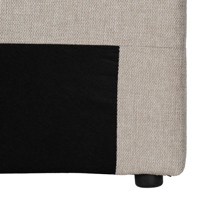 Cabecero Beige Tejido Dormitorio 190 X 8 X 100 cm Cabecero Beige Tejido Dormitorio 190 X 8 X 100 cm