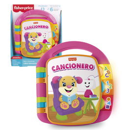 Fisher-Price DLF23 Libro Interactivo Aprendizaje Color Rosa Español +6 Meses