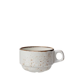 Steelite Craft Blanco Taza Apilable de Desayuno en Vitro Porcelana, Capacidad 28 cl (Set de 36)
