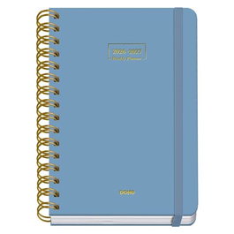 Dohe Agenda Escolar Premium A5 Espiral Doble Sv Cartón Forrado Azul 2026-2027