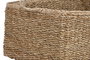 DKD Home Decor Set de 3 Cestas de Fibra Natural 54x42x24 cm