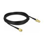 DeLOCK Cable de antena coaxial SMA macho a SMA hembra LMR/CFD100 5 m