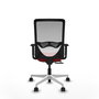 PIQUERAS Y CRESPO Silla de oficina Zulema con mecanismo Sincro/Traslack Rojo y Blanco