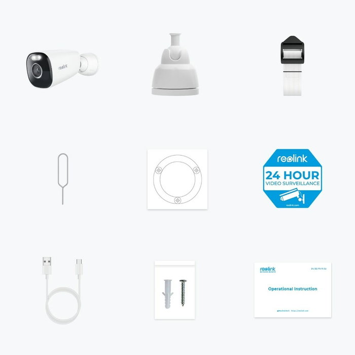 Reolink Argus Series B340 Cámara de Seguridad Inalámbrica Blanco