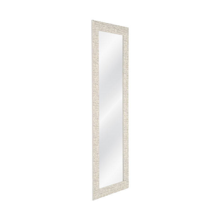Espejo Textura Gris Madera Decoración 53 X 2 X 155 cm