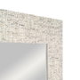 Espejo Textura Gris Madera Decoración 53 X 2 X 155 cm