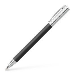 Faber-Castell Portaminas Ambition 0,7 mm Resina Negra y Metal Cromado