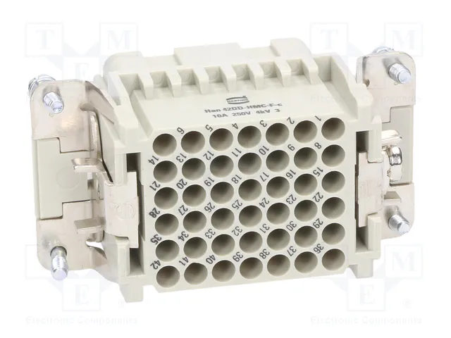 HARTING Han 42DD-HMC-F-C Hembra Han® HMC 42+PE