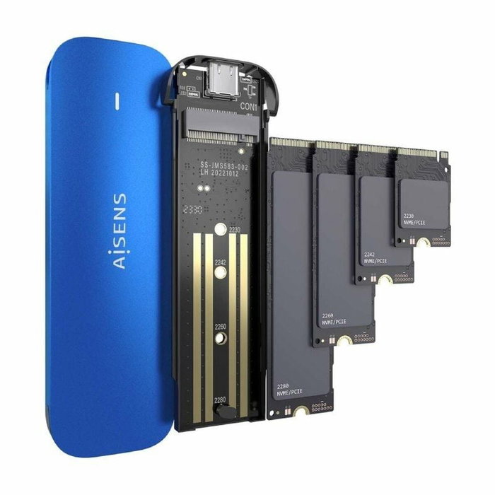 Aisens ASM2-026BLU Caja Externa para SSD M.2 NVMe Azul Aisens ASM2-026BLU Caja Externa para SSD M.2 NVMe Azul