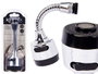 Kinvara Acople Grifo Grande Multifuncion Fregadero Metal Plastico Plata Negro 9.3x23x6 cm (Set de 24)