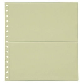 Funda Para Album De Sellos Pardo 2 Lam.Transp.De 2 Dptos. (Set de 10)