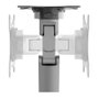 Neomounts DS70-250SL1 Brazo de monitor de escritorio con resorte de gas, soporta pantallas de 17 a 35 pulgadas (43,2 a 88,9 cm), hasta 9 kg, rotacion 360 grados, color plata