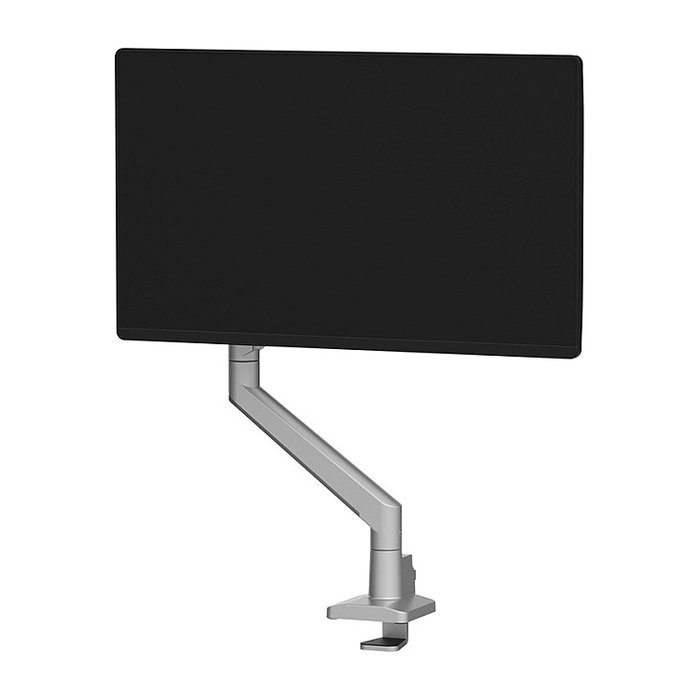 Neomounts DS70-250SL1 Brazo de monitor de escritorio con resorte de gas, soporta pantallas de 17 a 35 pulgadas (43,2 a 88,9 cm), hasta 9 kg, rotacion 360 grados, color plata