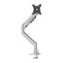 Neomounts DS70-250SL1 Brazo de monitor de escritorio con resorte de gas, soporta pantallas de 17 a 35 pulgadas (43,2 a 88,9 cm), hasta 9 kg, rotacion 360 grados, color plata