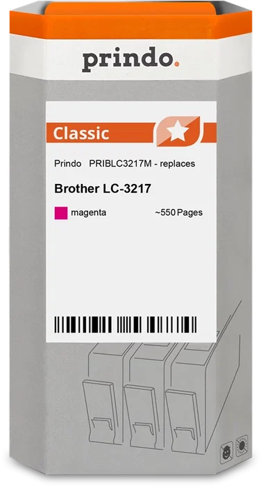 Prindo Cartucho de tinta magenta PRIBLC3217M Classic Prindo Cartucho de tinta magenta PRIBLC3217M Classic