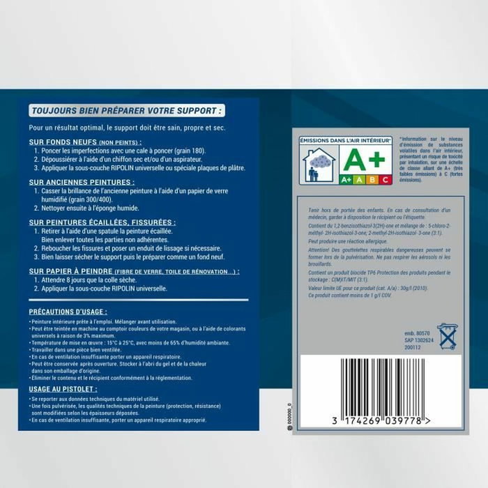 Pintura de Imprimación Ripolin Blanco Mate 10 L Pintura de Imprimación Ripolin Blanco Mate 10 L