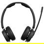 EPOS Impact 1060 Auriculares Inalámbricos Bluetooth para Oficina/Centro de Llamadas, Binaurales, Negro