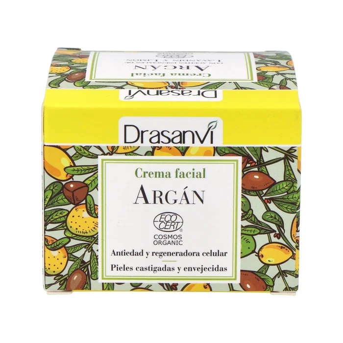 DRASANVI Crema Facial Argan 50Ml Ecocert Bio - Hidratante, Nutriente y Revitalizante para Pieles Secas y Apagadas DRASANVI Crema Facial Argan 50Ml Ecocert Bio - Hidratante, Nutriente y Revitalizante para Pieles Secas y Apagadas