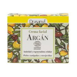 Drasanvi Crema Facial de Argán 50ml con certificado Ecocert Bio, piel nutrida y luminosa