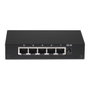 Edimax GS-1005E Switch de red Gigabit Ethernet de 5 puertos, Metal, Negro